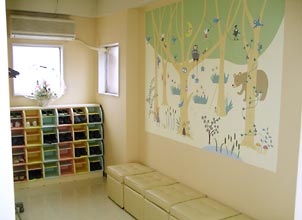 教室を入ったところです